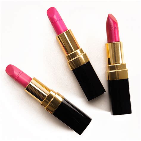 Chanel Elise, Ina, Emilienne Rouge Coco Lipsticks Reviews